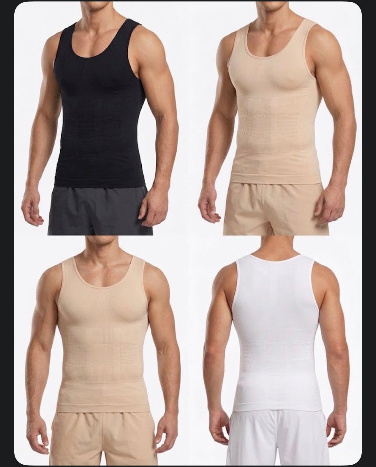 Premium Erkek Korse Atlet – Göbek Toparlayıcı Dik Duruş Sağlayan Shapewear